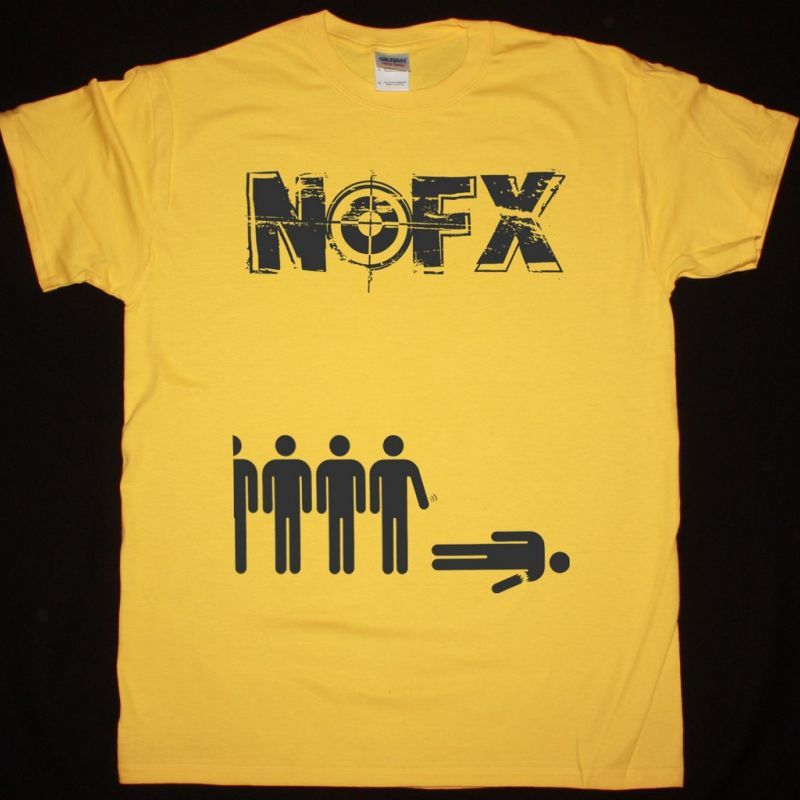 NOFX WOLVES IN WOLVES CLOTHING NEW YELLOW T SHIRT
