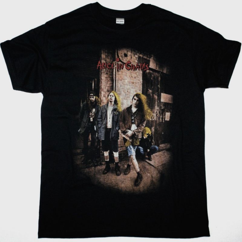 ALICE IN CHAINS BAND NEW BLACK T SHIRT