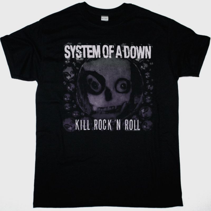 SYSTEM OF A DOWN KILL ROCK N ROLL NEW BLACK T SHIRT