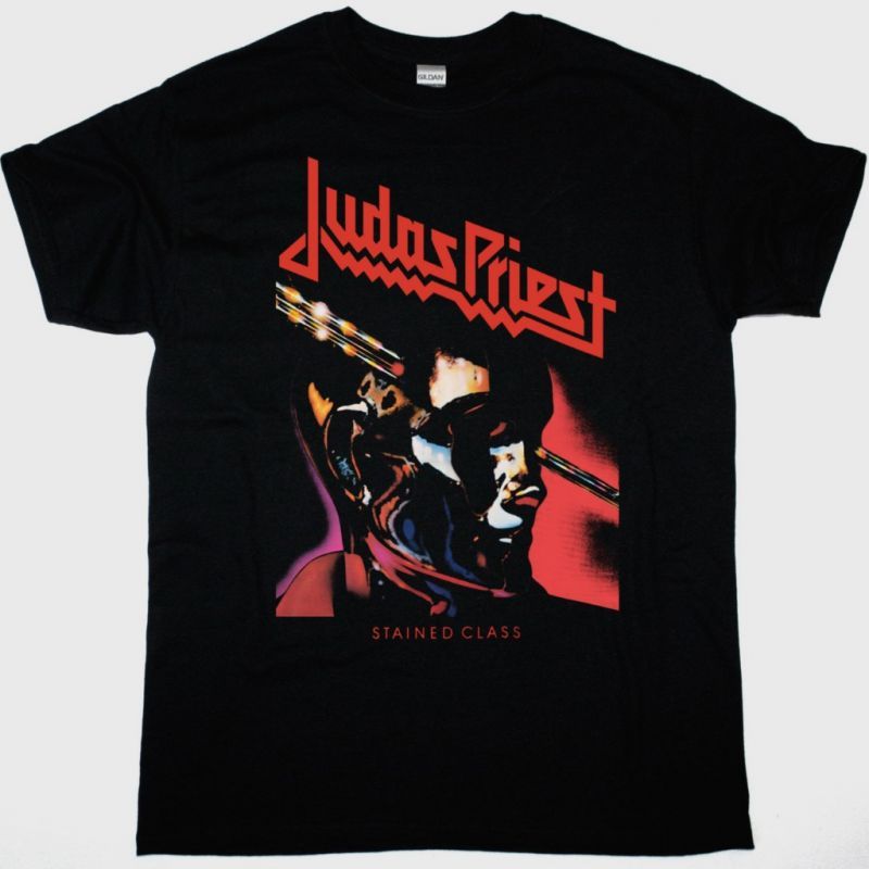 JUDAS PRIEST STAINED CLASS 1978   NEW BLACK T-SHIRT