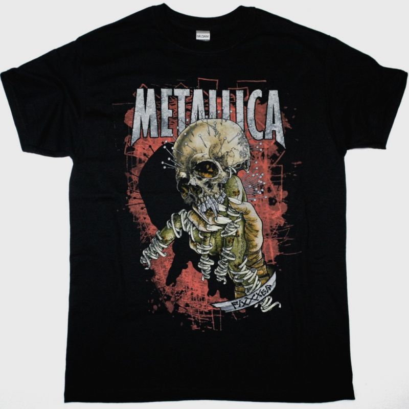 METALLICA FIXXXER NEW BLACK T-SHIRT