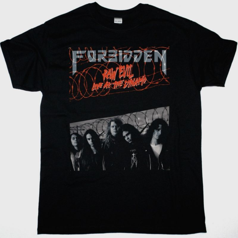 FORBIDDEN RAW EVIL NEW BLACK T-SHIRT