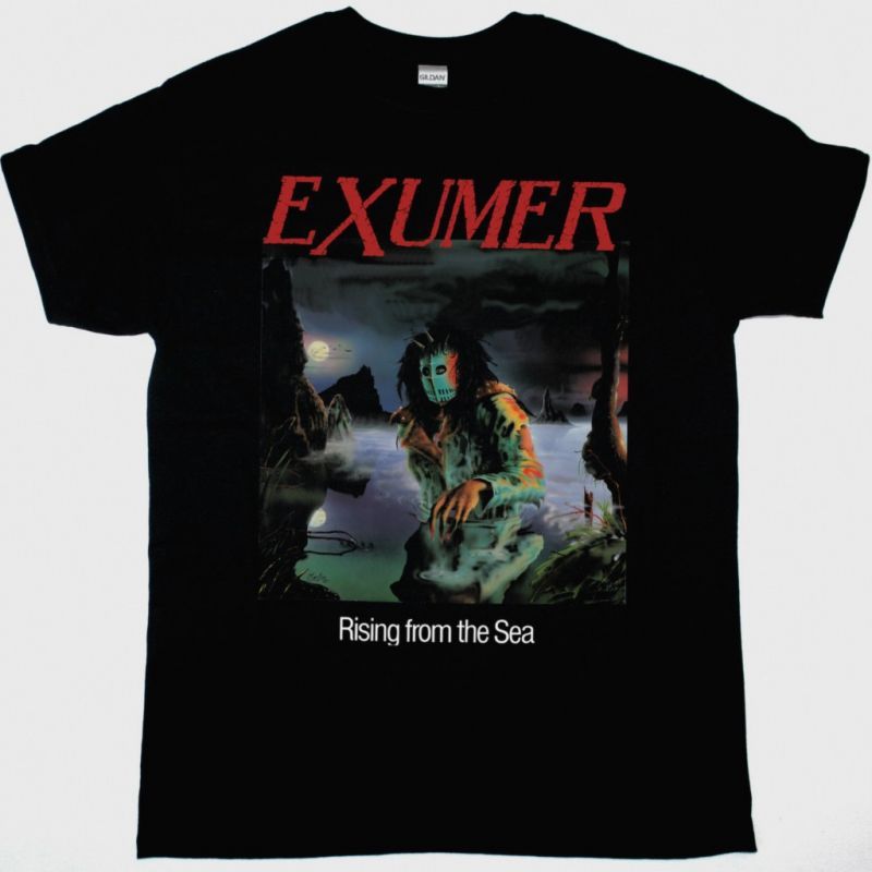 EXUMER RISING FROM THE SEA NEW BLACK T-SHIRT