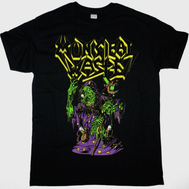 MUNICIPAL WASTE SADISTIC MAGICIAN NEW BLACK T-SHIRT