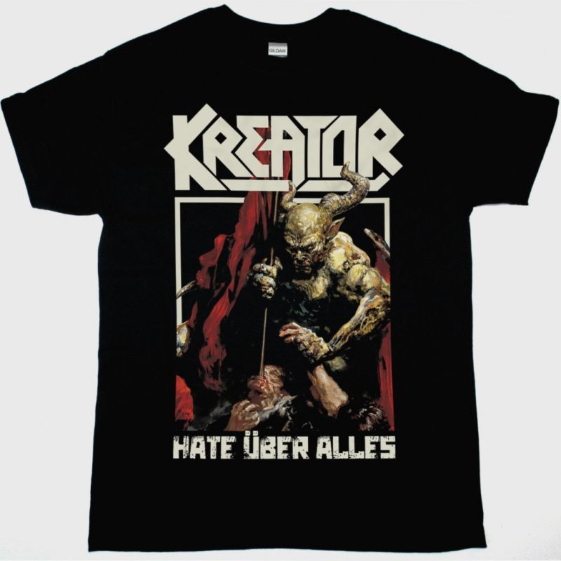 KREATOR HATE ÜBER ALLES TRACKLIST NEW BLACK T-SHIRT NEW BLACK T-SHIRT