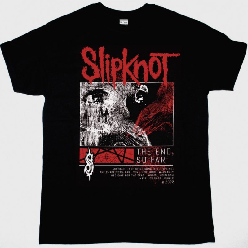 SLIPKNOT THE END SO FAR MASK NEW BLACK T SHIRT