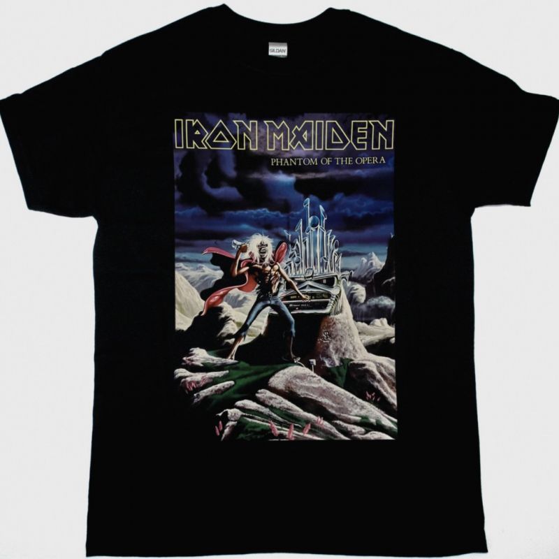 IRON MAIDEN PHANTOM OF THE OPERA NEW BLACK T-SHIRT