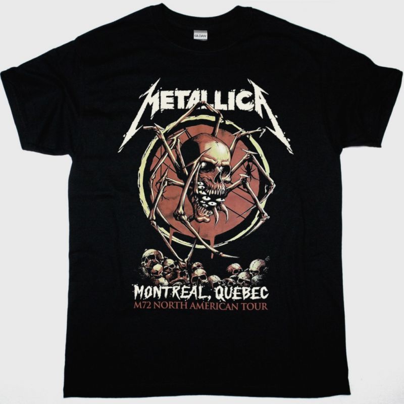 METALLICA 72 SEASONS TOUR EXCLUSIVE MONTREAL CONCERT SHIRT NEW BLACK T-SHIRT