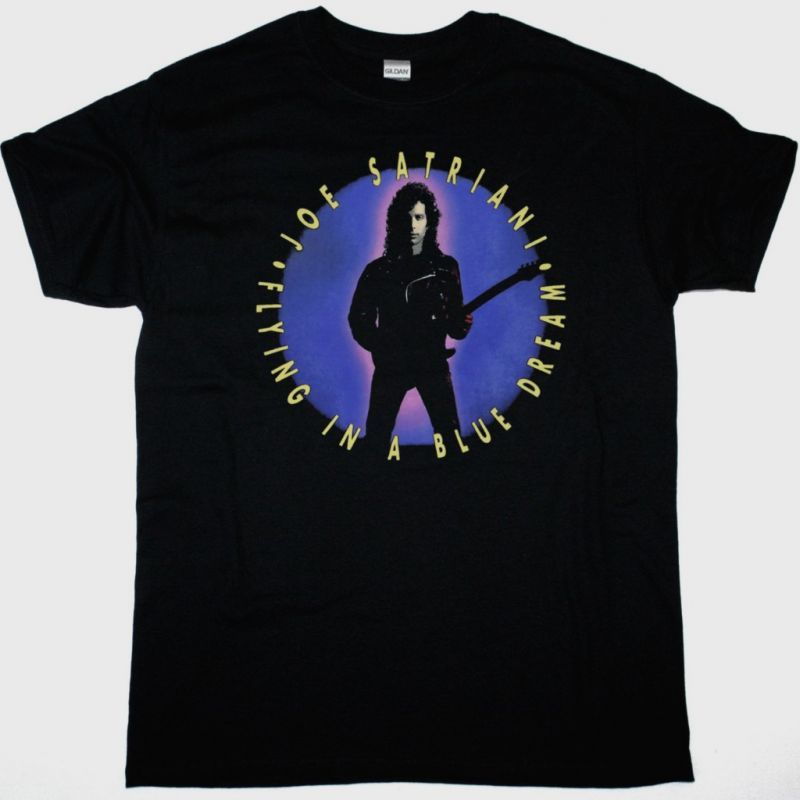 JOE SATRIANI TOUR 1990 NEW BLACK T-SHIRT