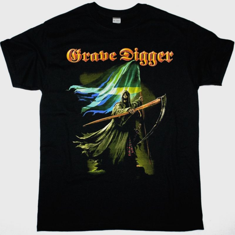 GRAVE DIGGER HAMMER OF THE SCOTS NEW BLACK T-SHIRT