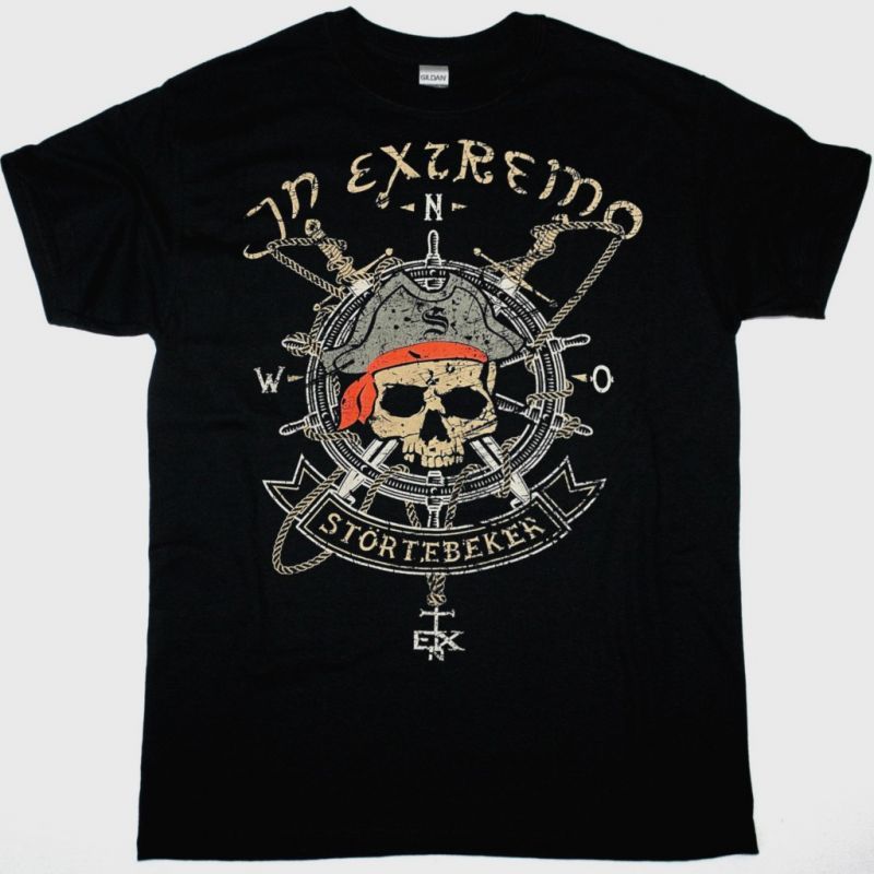 IN EXTREMO STORTEBEKER NEW BLACK T-SHIRT