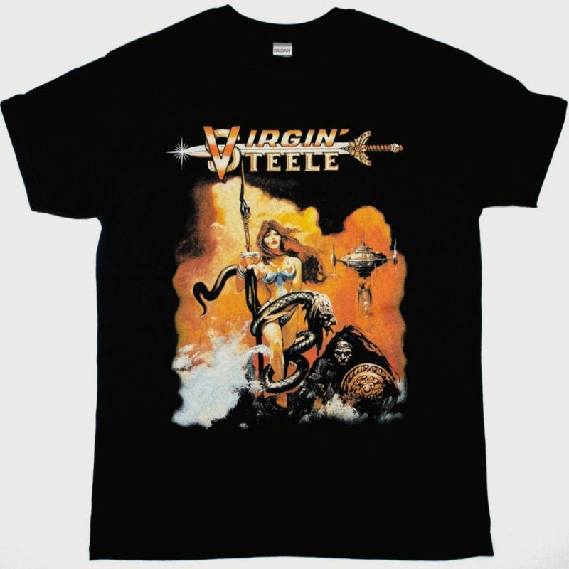 VIRGIN STEELE AGE OF CONSENT NEW BLACK T-SHIRT