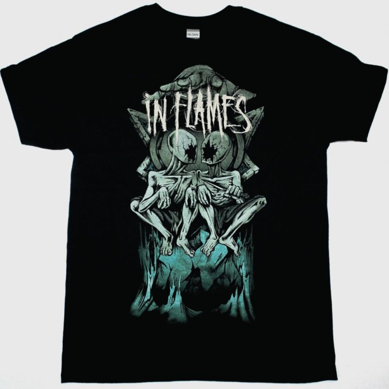 IN FLAMES ENTER TRAGEDY NEW BLACK T-SHIRT