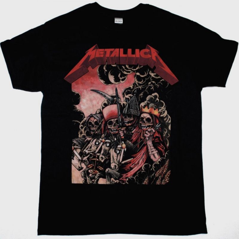 METALLICA THE FOUR HORSEMEN NEW BLACK T-SHIRT
