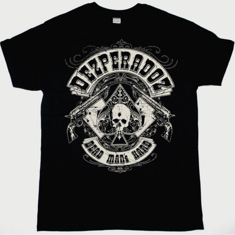 DEZPERADOZ DEAD MAN'S HAND NEW BLACK T-SHIRT