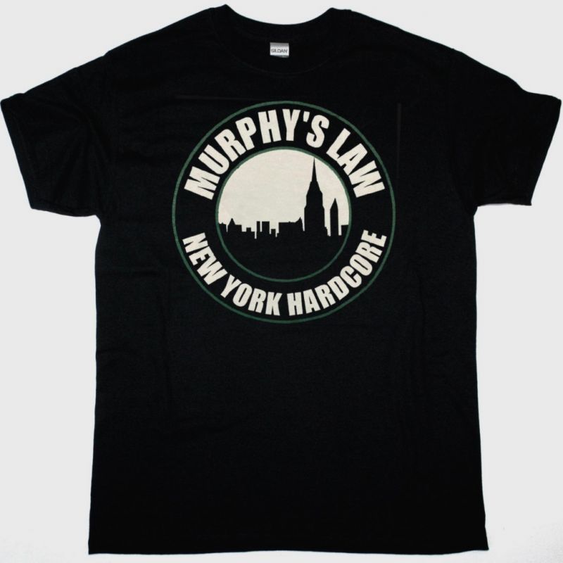 MURPHY'S LAW NEW YORK HARDCORE NEW BLACK T-SHIRT