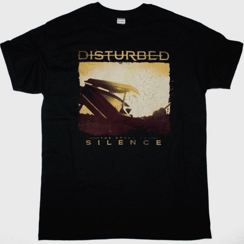 DISTURBED THE SOUND OF SILENCE NEW BLACK T-SHIRT