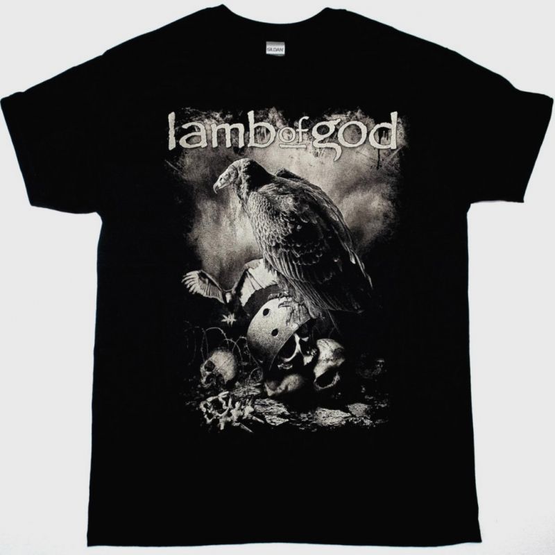 LAMB OF GOD WARFIELD NEW BLACK T-SHIRT