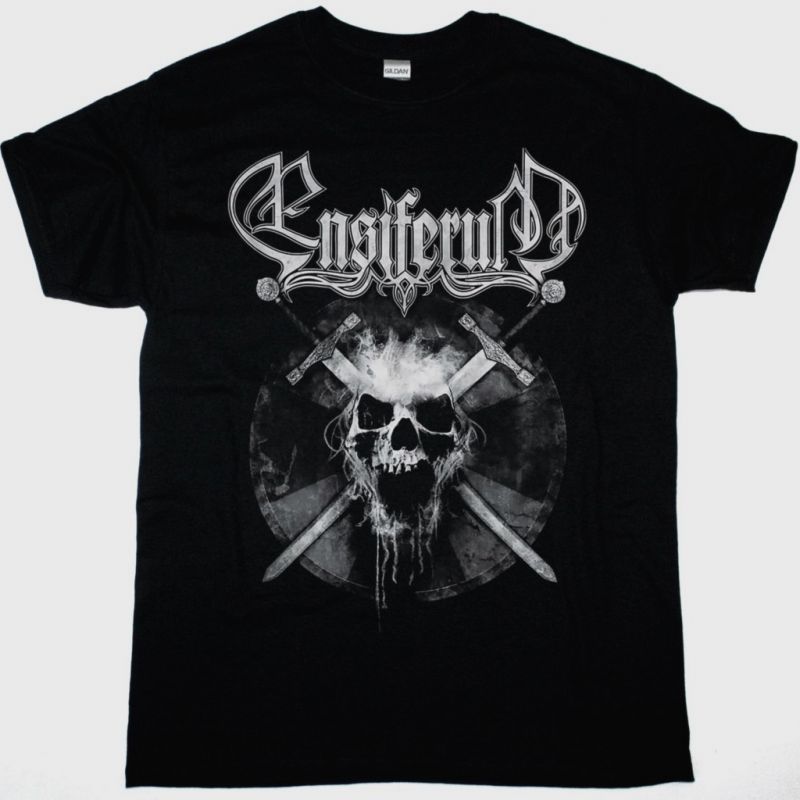 ENSIFERUM SKULL NEW BLACK T-SHIRT