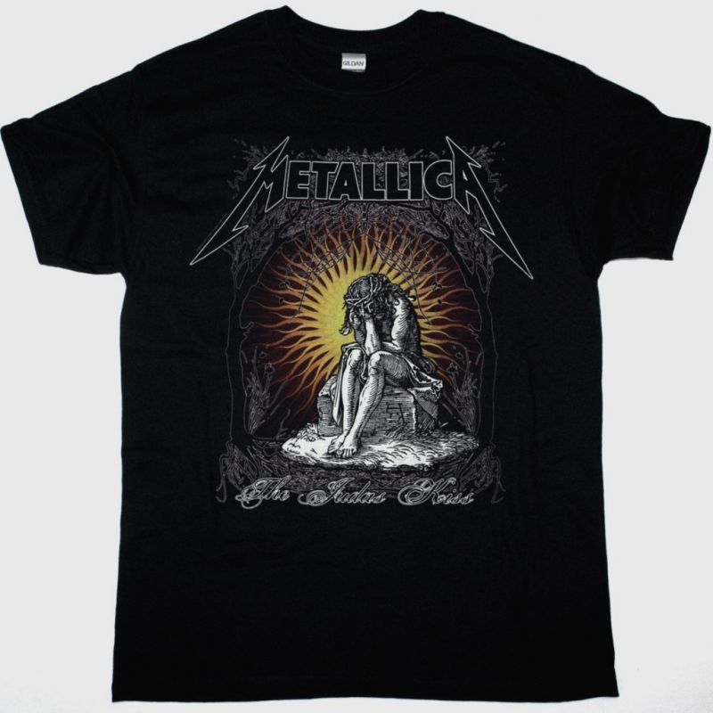 METALLICA JUDAS KISS  NEW BLACK T-SHIRT
