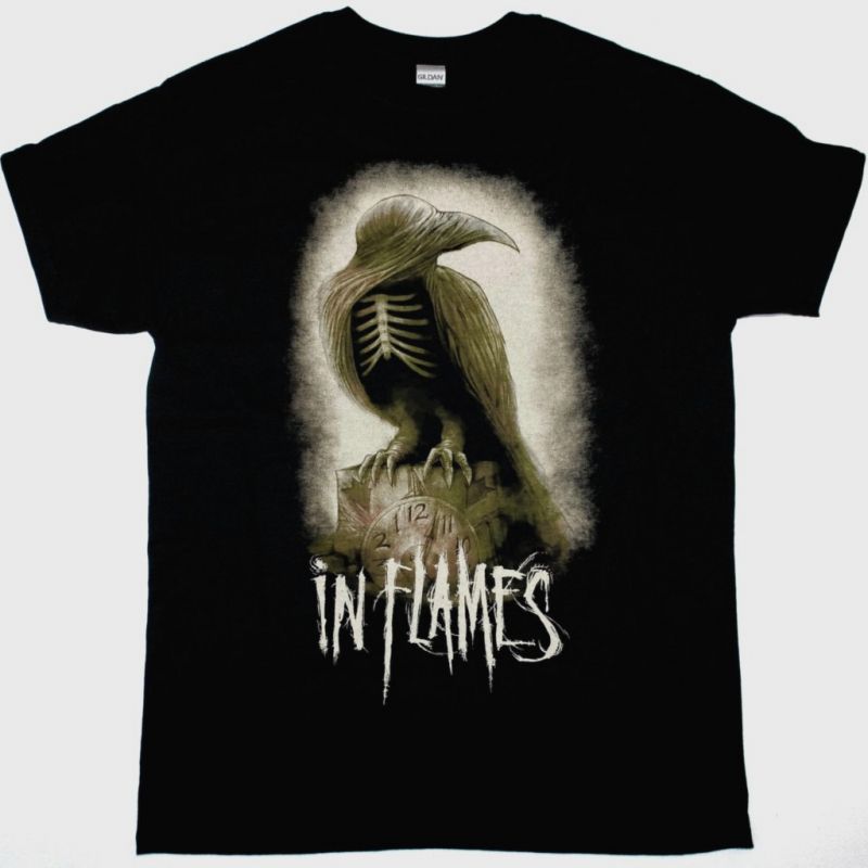 IN FLAMES CLUB TOUR 2012 NEW BLACK T-SHIRT