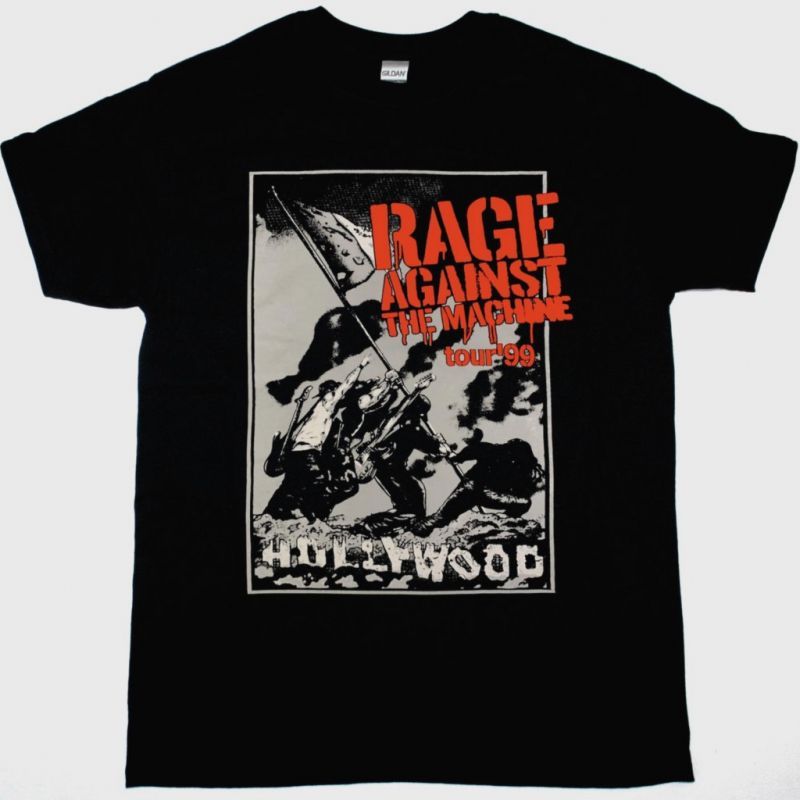 RAGE AGAINST THE MACHINE TOUR 99 NEW BLACK T-SHIRT