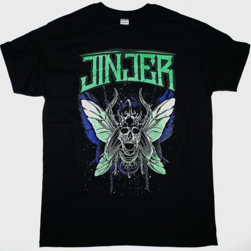 JINJER BUTTERFLY NEW BLACK T-SHIRT