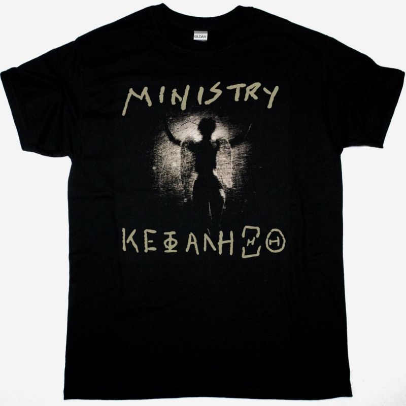 MINISTRY ΚΕΦΑΛΗΞΘ TOUR NEW BLACK T-SHIRT