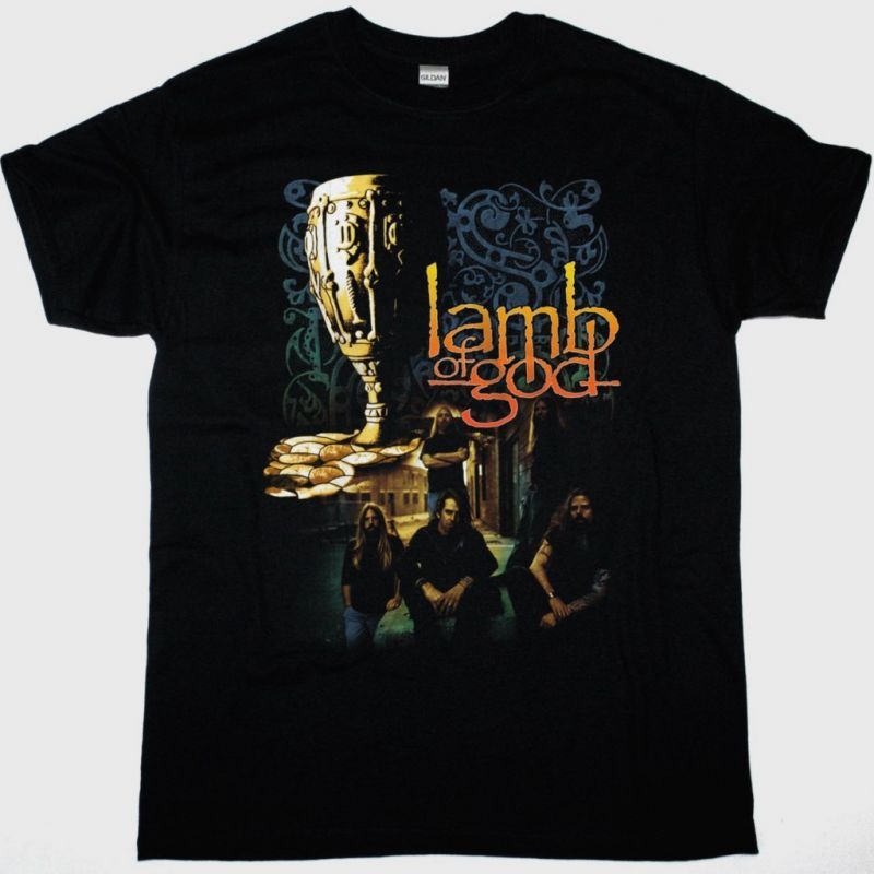 LAMB OF GOD SACRAMENT BAND NEW BLACK T-SHIRT