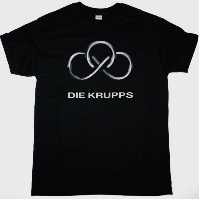 DIE KRUPPS LOGO NEW BLACK T-SHIRT