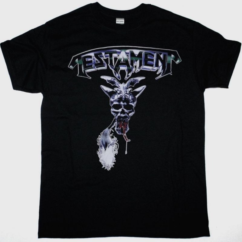 TESTAMENT FIRST STRIKE TOUR 1987 NEW BLACK T-SHIRT