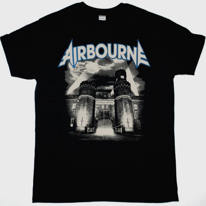 AIRBOURNE RUNNIN WILD NEW BLACK T-SHIRT