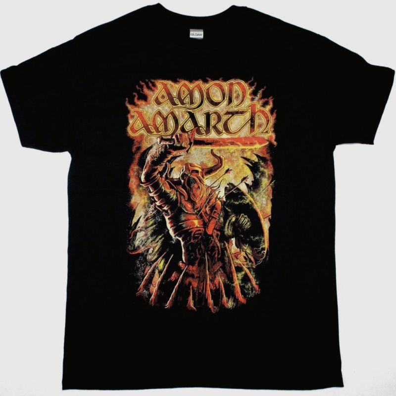 AMON AMARTH VIKING  NEW BLACK T-SHIRT