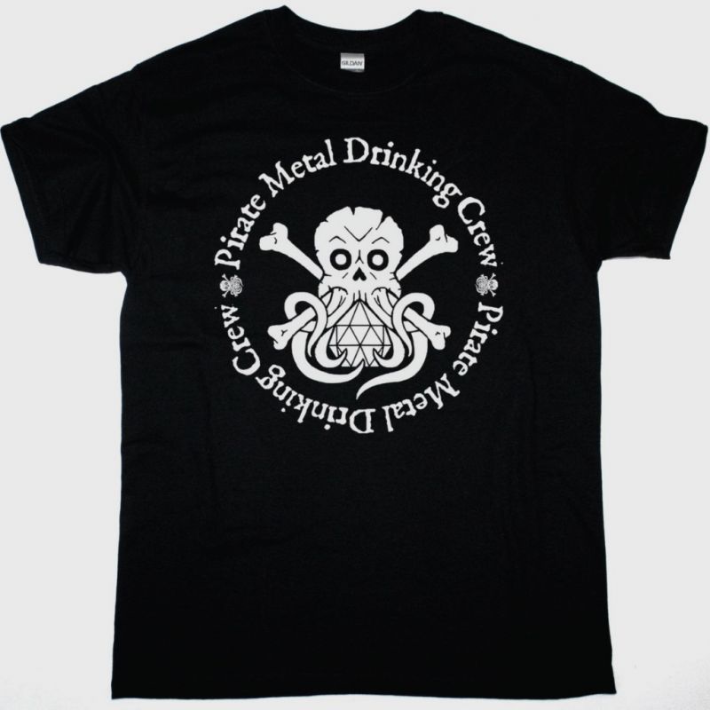 ALESTORM PIRATE METAL DRINKING CREW NEW BLACK T-SHIRT