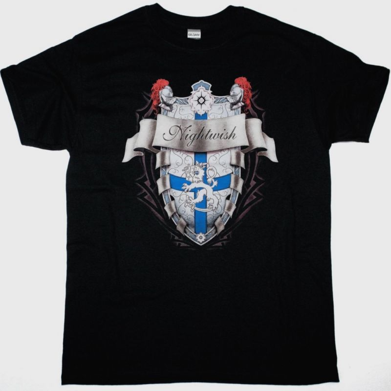NIGHTWISH SHIELD NEW BLACK T-SHIRT