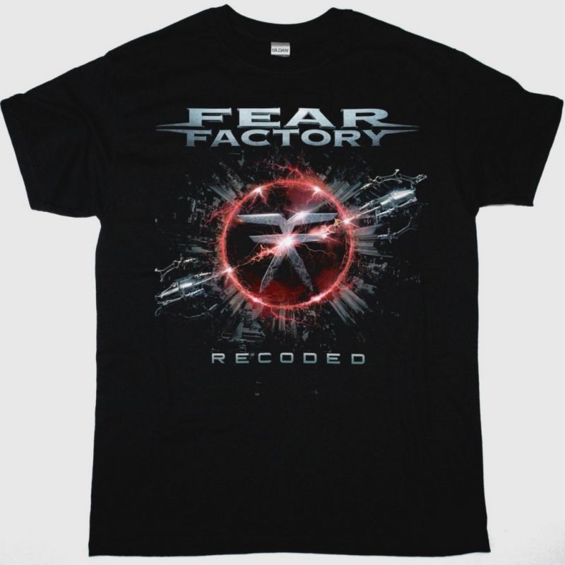 FEAR FACTORY RECORDED NEW BLACK T-SHIRT