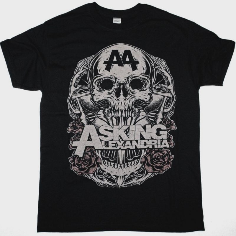 ASKING ALEXANDRIA BLACK SHADOW NEW BLACK T-SHIRT