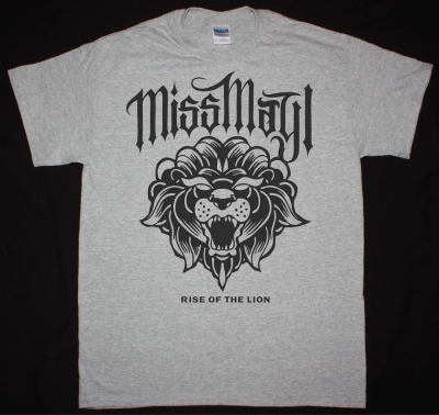 MISS MAY I RISE OF THE LION NEW SPORTS GREY T-SHIRT