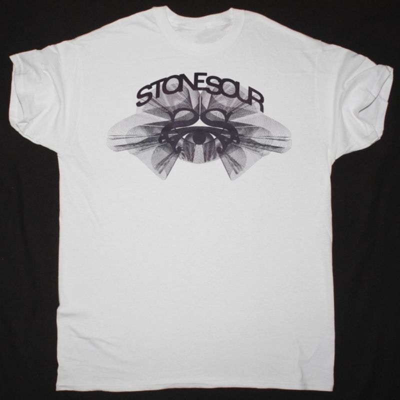 STONE SOUR AUDIO SECRECY TOUR 2010 NEW WHITE T-SHIRT