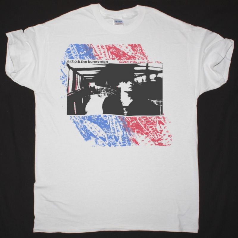 ECHO AND THE BUNNYMEN OCEAN IN THE RAIN TOUR NEW WHITE T SHIRT