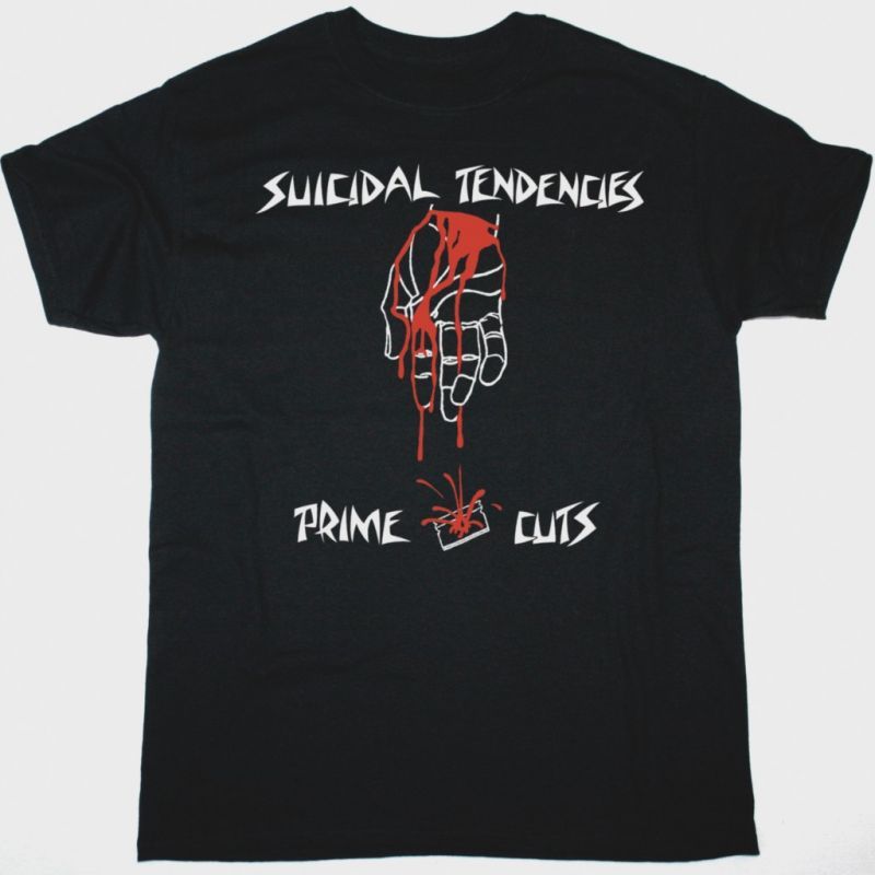 SUICIDAL TENDENCIES PRIME CUTS NEW BLACK T-SHIRT