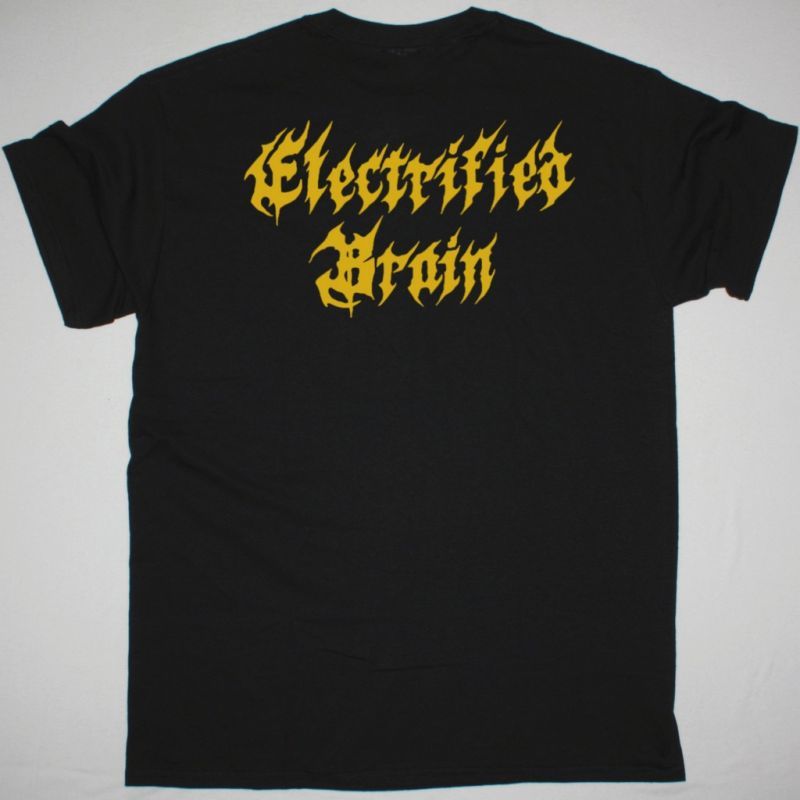MUNICIPAL WASTE ELECTRIFIED BRAIN NEW BLACK T-SHIRT
