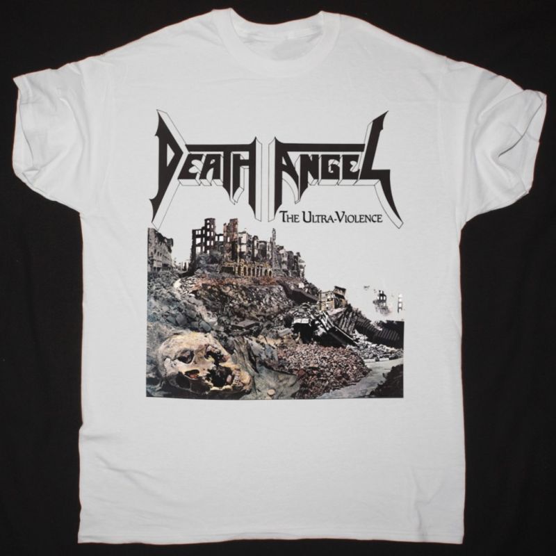 DEATH ANGEL THE ULTRA VIOLENCE NEW WHITE T-SHIRT