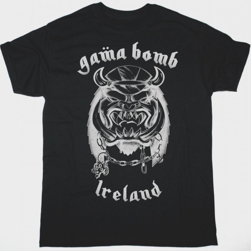 GAMA BOMB SNOWY WARPIG NEW BLACK T-SHIRT