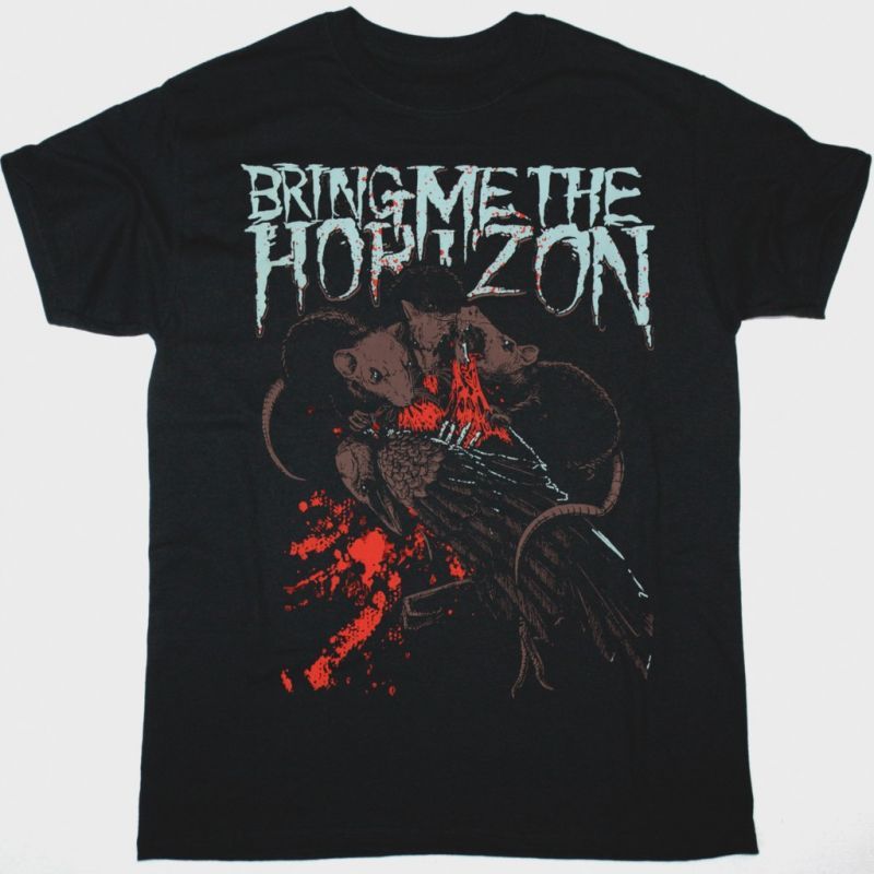 BRING ME THE HORIZON RATS BMTH NEW BLACK T-SHIRT