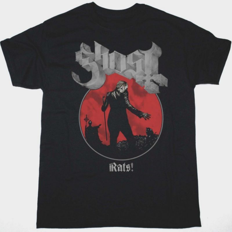 GHOST RATS NEW BLACK T-SHIRT