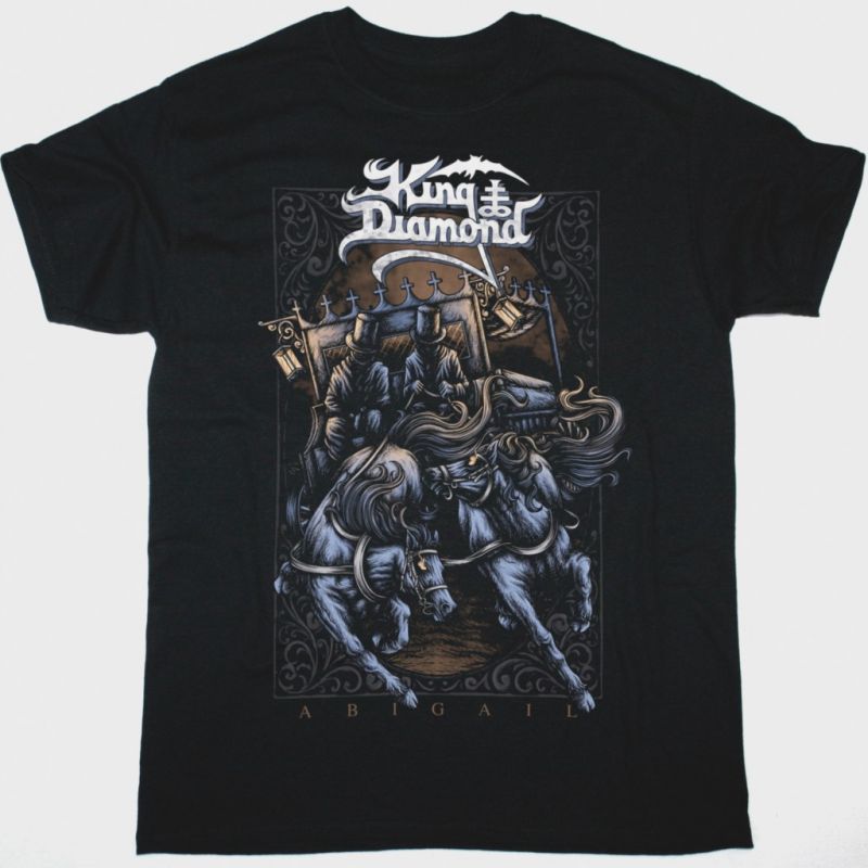 KING DIAMOND ABIGAIL COACHMEN NEW BLACK T-SHIRT