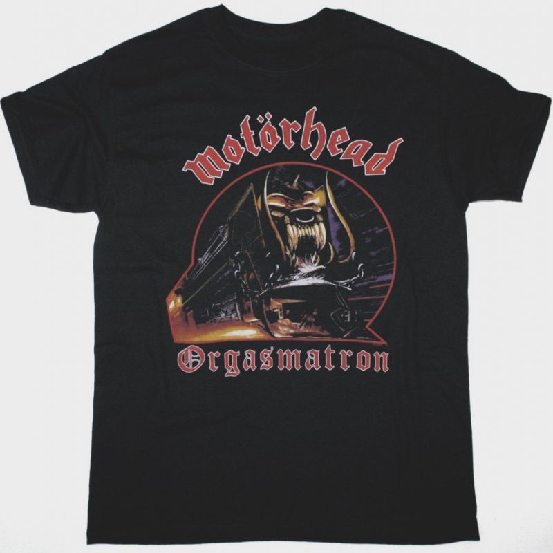 MOTORHEAD ORGASMATRON NEW BLACK T-SHIRT
