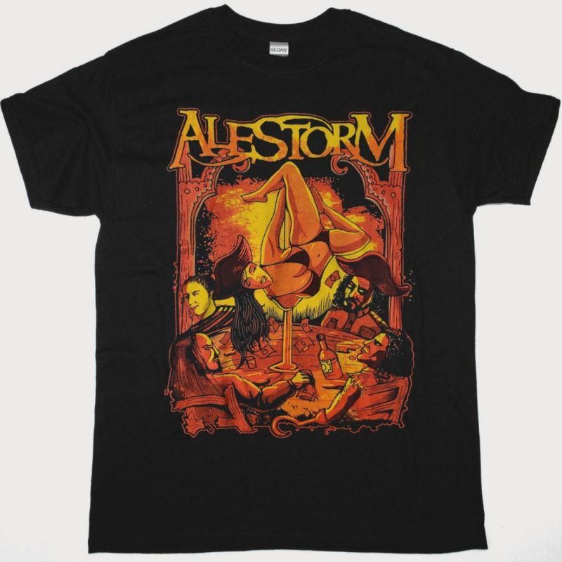 ALESTORM SURRENDER THE BOOTY NEW BLACK T-SHIRT