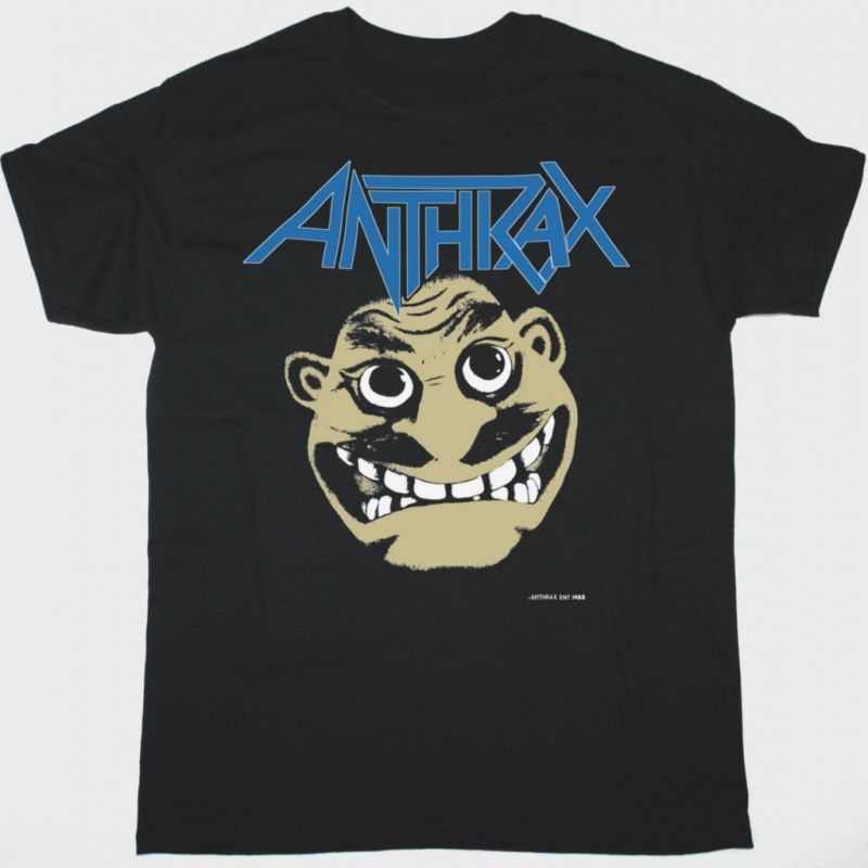 ANTHRAX NOT MAN 1988 TOUR NEW BLACK T-SHIRT